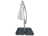 without Plastic base -10ft Offset Patio - Offset Hanging Cantilever Patio Outdoor Market W2911P277287