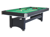 6-ft Pool Table with Table Tennis Top - Black with Green Felt W465137246