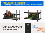 5 Tire Storage Shelves 28" W x 12" D x 59" H Metal Utility Shelving Unit Adjustable Heavy Duty 18729094
