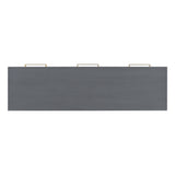 U_STYLE Elegant Console Table with Three Drawers, Extra Long Entryway Table for Entryway, Hallway, N711P175776E