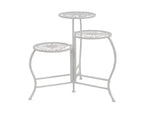 21" x 15" x 24" 3 Tier White Metal Floral Plantstand 56223581
