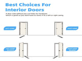 32" X 80"3-Panel Slab Door ,French Interior Door Paintable MDF Door Panel,Pre-Assembled Panel for W5277P522722