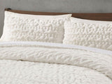Full/Queen Ruched Fur Down Alternative Comforter Set B03597269