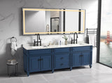 96in. W x36 in. H Framed LED Single Bathroom Vanity in Polished Crystal Bathroom Vanity LED W1272125165
