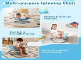 Light blue children's sensory rotating chair 360 &deg rotation, 220 pound capacity, planetary 95774985