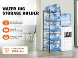 5-Level Water Container Stand, 5 Gallon Water Bottle Organizer, Single Line Water 37365925