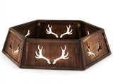 Wooden Christmas Tree Collar for 6/7.5/9 ft Artificial Trees31.5 x 27.5 x 10 Inch Xmas Tree Stand 14969308