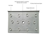 CONDRIS 60" x 36" Shower Base, Rectangular Acrylic Shower Pan with Slip-Resistant Floor, Right T5923P495219