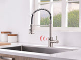 Touchless Kitchen Faucet,Hands Free Automatic Smart Kitchen Faucet Black Smart Kitchen Faucet W1932P156239