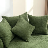 Orisfur. 360&deg Swivel Accent Barrel with Storage Ottoman & 4 Pillows, Modern Chenille Leisure WF323718AAF