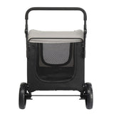 ZNTS Dog Stroller for Medium to Large Dogs, Foldable Dog Wagon with 4 Wheels, Adjustable Handle, Bid Dog 77943389