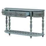 U_STYLE 52''Modern and Contemporary Curved Console Table Sofa Table Entryway Table for Hallway N711P186862C
