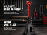 2 Ton Jack Stands Pair, HeavyDuty Adjustable Steel Car Jack Stands with Locking Pin, Safety Support 08338052