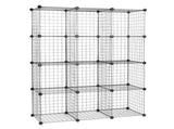 12-Cube Organizer Cube Storage Storage Shelves Wire Cube Storage Origami Shelves Metal Grid 82647882