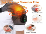 Heated Shoulder Massager 3 Heat Levels & 3 Vibration Modes Cordless USB Rechargeable Shoulder Brace 52508530