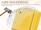 14"/20" 2 pcs/set in ABS Spinner Wheel Luggage, with Combination Lock and Front Opening Design, 14" 12454681