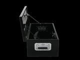 Tool Box Black, size 30"*13"*10", single lock, double chain, aluminum plate, thickness 01800613
