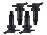 4x Electronic Ignition Coil fit for Hyundai Accent SE GLS GL 2012-2020 C-813 Black 53903925