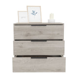 Kaia 3 Drawers Dresser, Superior Top -Light Gray B07091878