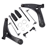 ZNTS Front Lower Control Arms Tie Rods Sway Bars Kit for Mitsubishi Outlander 2007-17 26768030