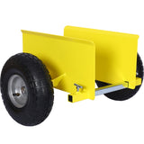 600lb Panel Dolly , 10in. Pneumatic Wheels,yellow W46559168