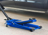 3T Heavy Duty Horizontal Double Pump Floor Jack Foot Model 43980968