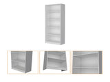 White 5-Shelf Bookcase B062P175157