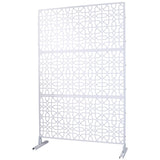 Outdoor & Indoor Privacy Metal Privacy 76" H48" W, Freestanding Decorative Privacy W465P193212