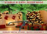 6FT Christmas Tree with 754 Tips Classic Pencil Artificial Plant for Halloween & Christmas Dense 24053900