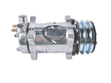 A/C Compressor with Clutch w/2-Groove Pulley Replacement for Sanden 508 Style V-Belt HC5003C 77190859