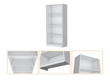 White Tier Storage Shelves Bookcase B062P175156