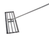Garden backyard farmland golf course compost sand leveling with 79.5 long handle heavy duty tool 19956114
