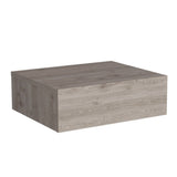 Milano Floating Nightstand , End Table, Side Table Wall-Mounted with Drawer -Light Gray -Bedroom B200137823
