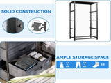 4-Drawer Dresser, Organizer Unit for Adult for Bedroom, Living Room, Charcoal Black 67713170