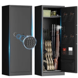 Large Heavy Duty Gun Safe for Rifle and Pistol - 55.2" Firearm Security Cabinet with Electronic 69331750