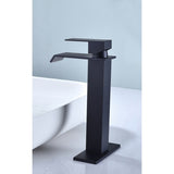 Waterfall Spout Single Handle Bathroom Sink Faucet W2287P168578