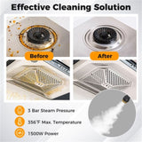 1500W Powerful Steam Cleaner - 3 Bar Pressure 356 Max Temp, 2-Level Adjustable Steam 59653855