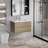 36" Floating Bathroom Vanity with Sink, Modern Wall-Mounted Bathroom Storage Vanity Cabinet with W1573P152698