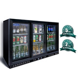 ORIKOOL 53 inch Beverage Refrigerators 3 Glass Door Back Bar, 480 Cans Cooler, Commercial Beer Wine W2095P162751