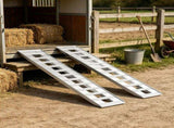 6000 Lbs Loading Ramps 2 Pcs, 72x15 Inch Heavy-Duty Trailer Ramp Set with Anti-Slip Plates, for 91440557