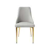 Modern Pu Sponge-Filled Dining Chair, Solid Wood Metal Legs, Suitable for Restaurants, Living Rooms W1535P227672