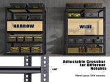 Professional 5-Tier Metal Storage Shelving Unit, 2400 lbs Capacity Heavy Duty Rack, 60"H x 28"W x 16084124