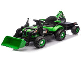24V Kids Ride-On Electric Tractor Toy with 4-in-1 Construction Attachments W1578P230013
