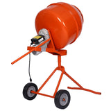 ZNTS 5.0 cu. ft. Portable Concrete Mixer,electric cement mixer ,ETL certificated copper motor W46541344