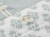 Full/Queen 3 Piece Cotton Jacquard Duvet Cover Set B03596482