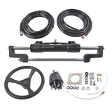 HO5124 468 Complete Marine Hydraulic Steering System w/ 2 x 24ft Hoses 08765647