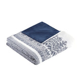 King/Cal King 3 Piece Cotton Duvet Cover Set with Chenille Tufting B035129138
