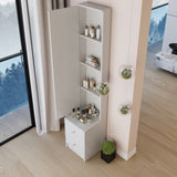 Length 11.8" x Width 15.7" x Height 63" Simple Stylish Dressing Mirror Full Body Mirror W3258P311361