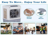 3 in 1 Portable Evaporative Cooler,Indoor,Outdoor,2647CFM Personal Air Cooler with remote control 15062358