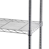 ZNTS 5-Tier NSF Heavy Duty Adjustable Storage Metal Rack with Wheels & Shelf Liners Ideal for Garage, 49670774